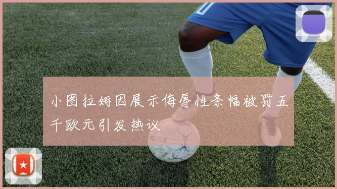 小图拉姆因展示侮辱性条幅被罚五千欧元引发热议